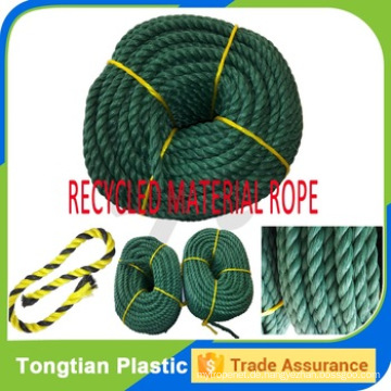 Fabrikpreis 3 Strang Twist Seil Recycled PE Seil